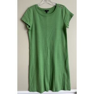 TALBOTS Green Shirt Dress; Size XS‎